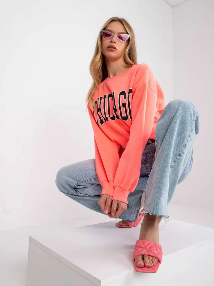 Ex Moda Megztinis-EM-BL-617-C.29X-fluo rožinis