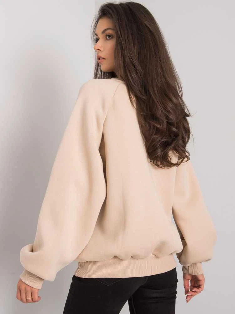 Ex Moda Megztinis-EM-BL-652.13P-smėlio spalvos