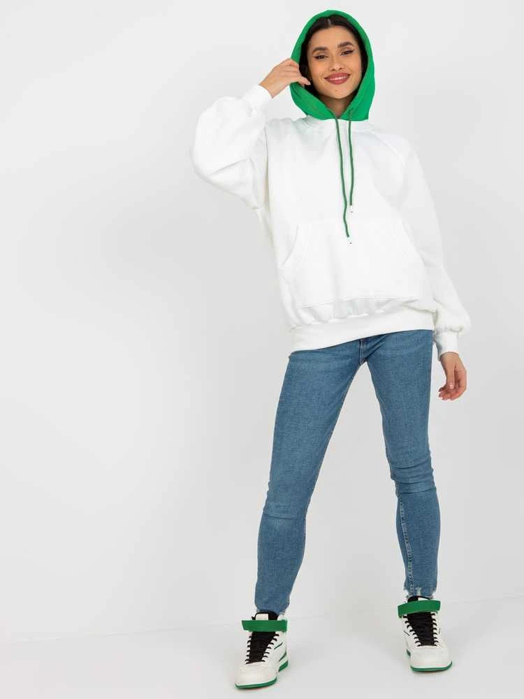 Ex Moda Megztinis-EM-BL-696.68-baltas-žalias