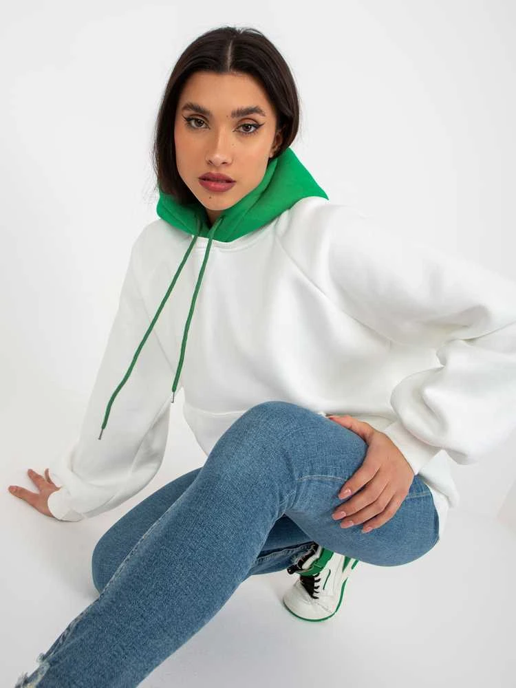 Ex Moda Megztinis-EM-BL-696.68-baltas-žalias