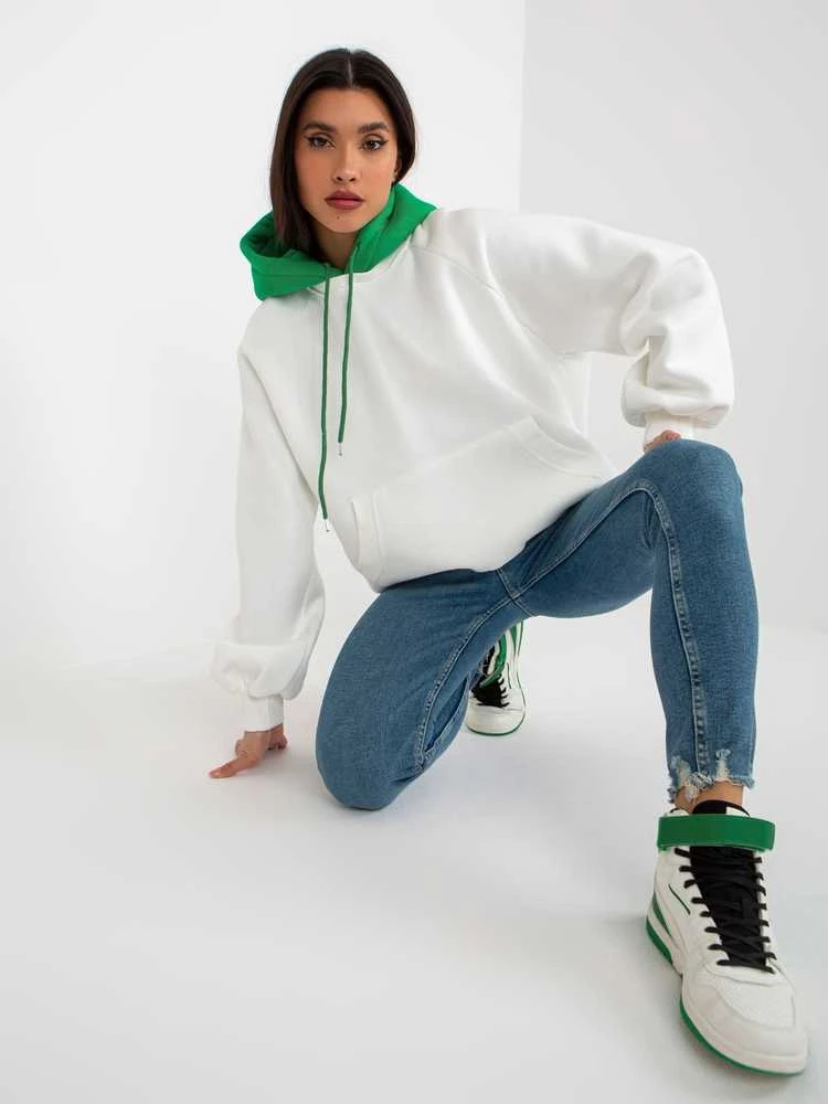 Ex Moda Megztinis-EM-BL-696.68-baltas-žalias
