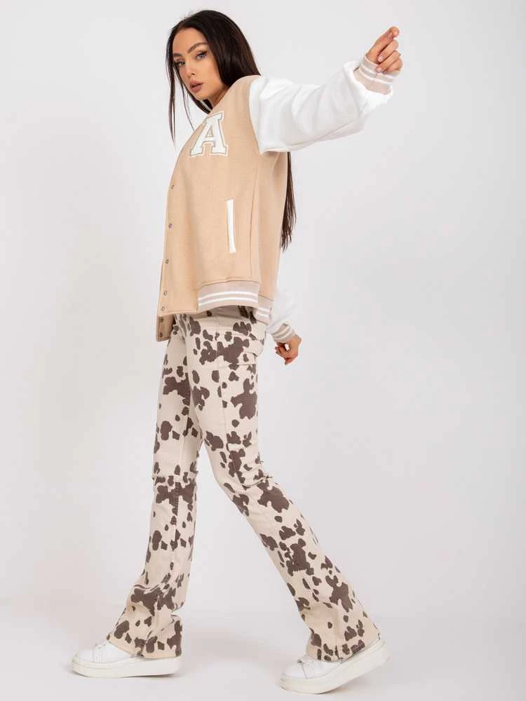 Ex Moda Megztinis-EM-BL-697.88-smėlio spalvos