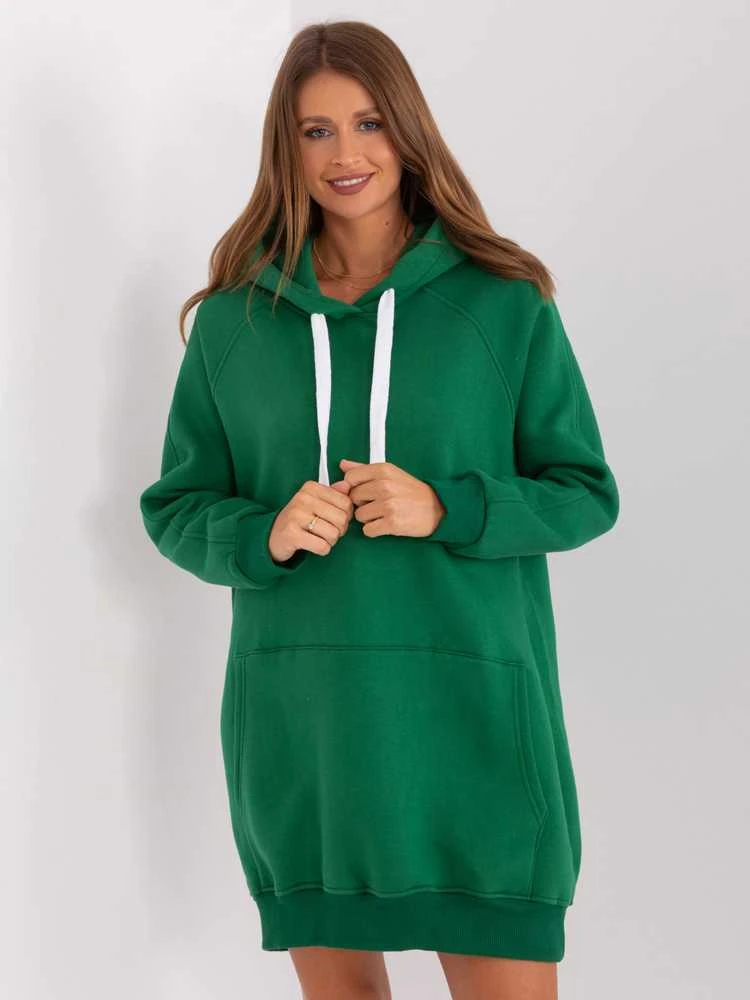 Ex Moda Megztinis-EM-BL-704.99P-tamsiai žalias