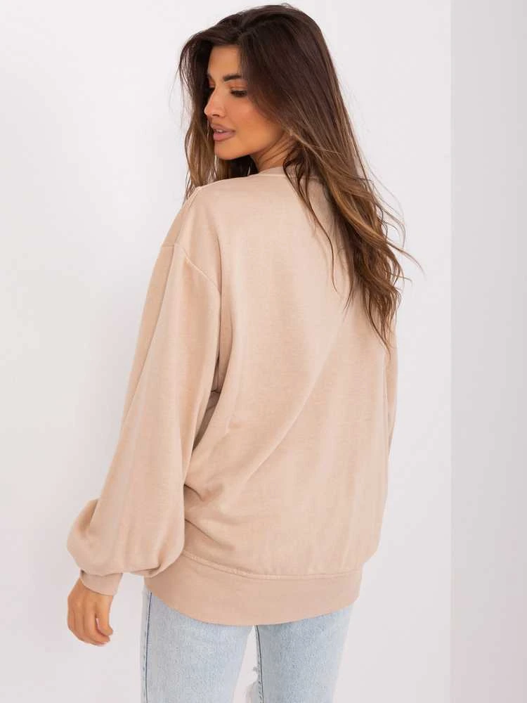Ex Moda Megztinis-EM-BL-716.14-smėlio spalvos