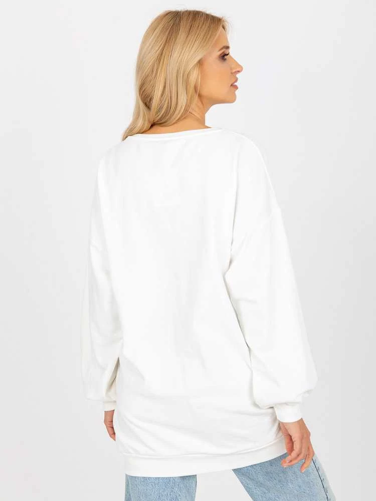 Ex Moda Megztinis-EM-BL-U719.82P-baltas ir rožinis