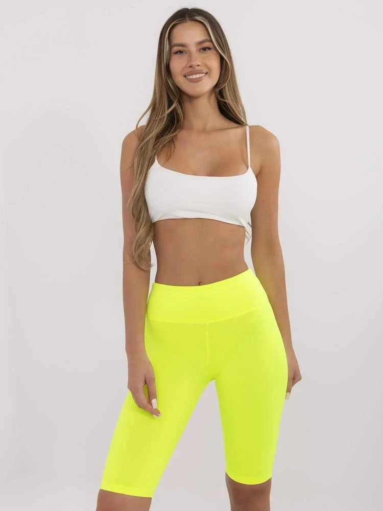 Ex Moda Šortai moterims -EM-LG-574.05-fluo geltoni