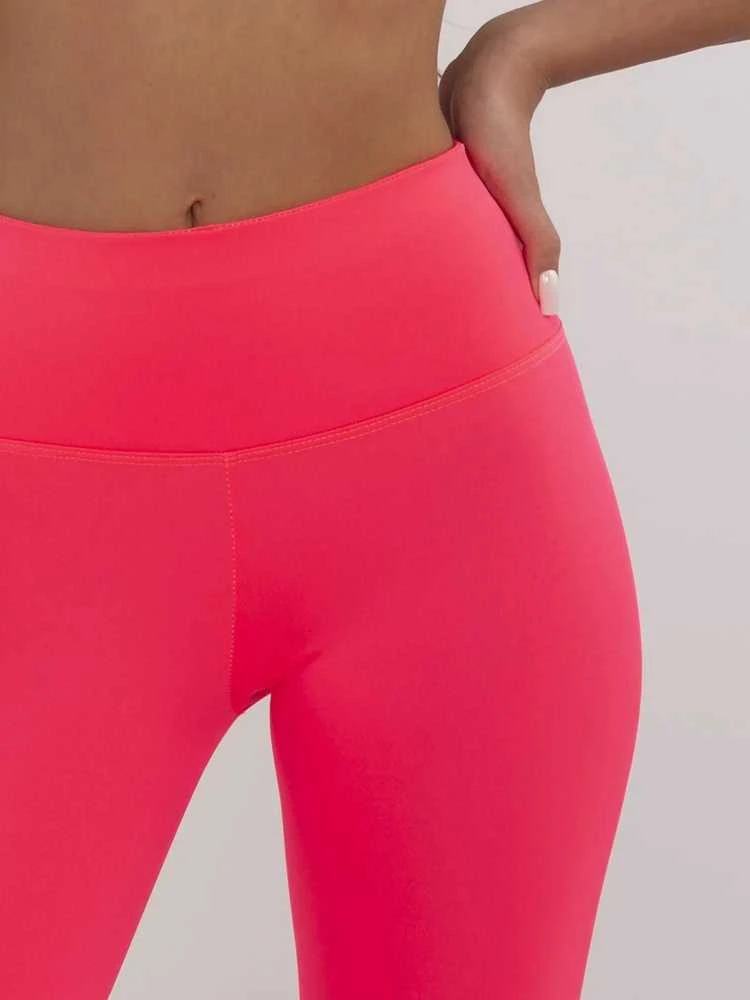 Ex Moda Šortai moterims -EM-LG-574.05-fluo rožinė