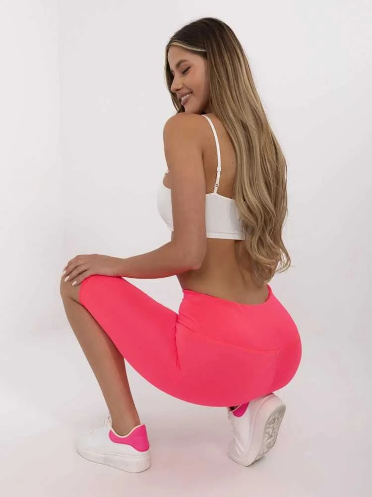Ex Moda Šortai moterims -EM-LG-574.05-fluo rožinė