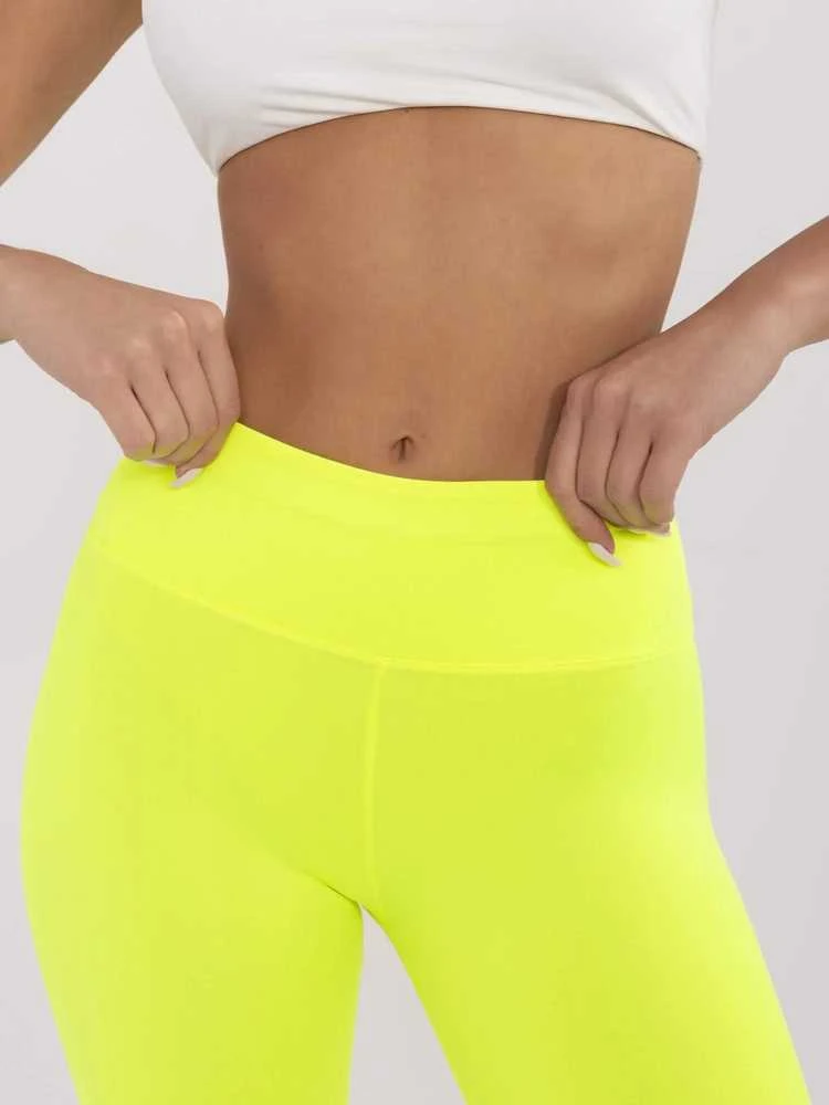 Ex Moda Šortai moterims -EM-LG-574.05-fluo geltoni