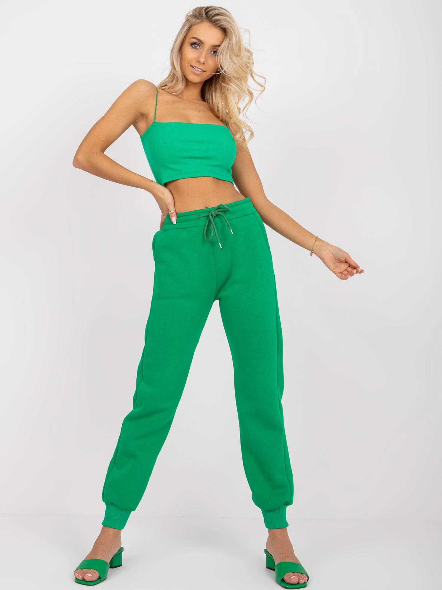 Ex Moda Sportinės kelnės-EM-DR-712.39P-žalia