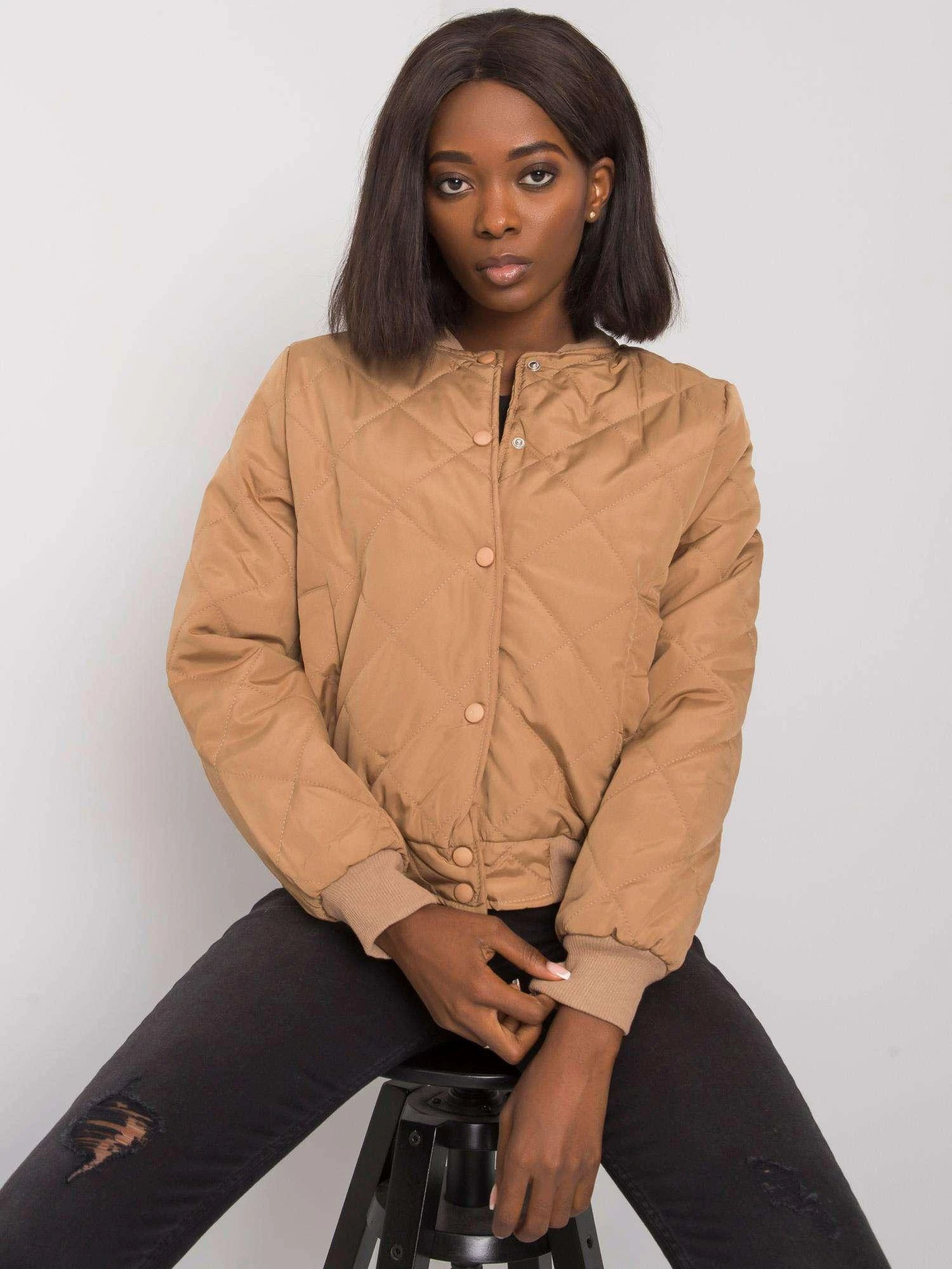 Ex Moda Striukė moterims-EM-KR-616.29-ciemny bezowy