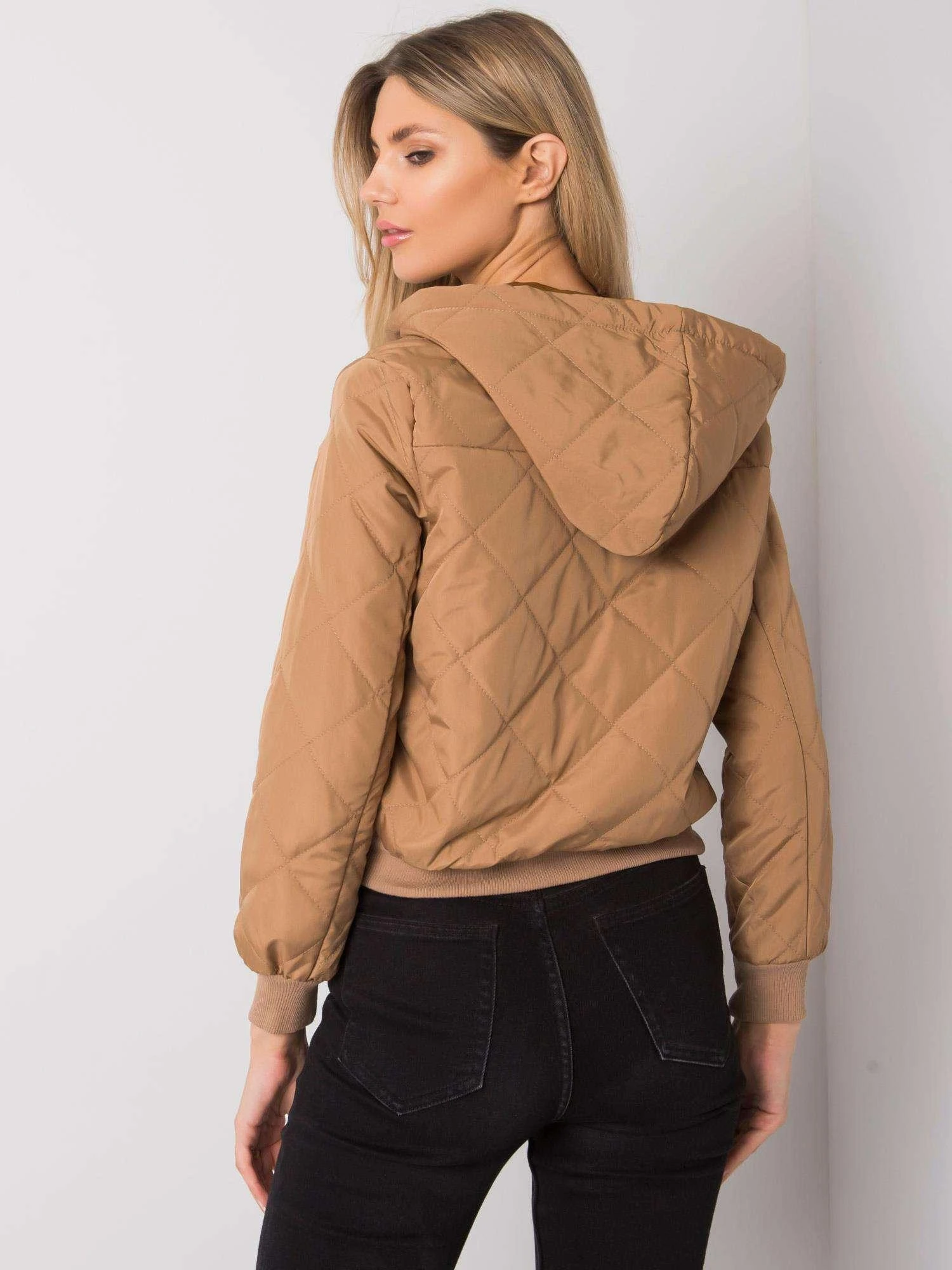Ex Moda Striukė moterims-EM-KR-617.55-ciemny bezowy