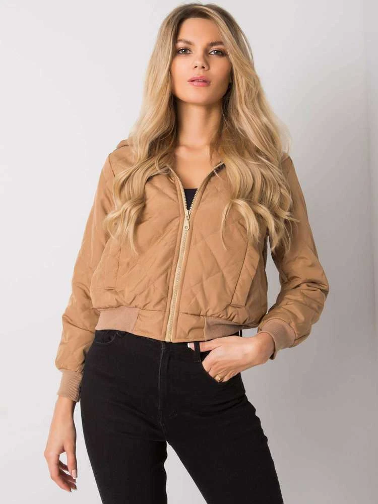 Ex Moda Striukė moterims-EM-KR-617.55-ciemny bezowy