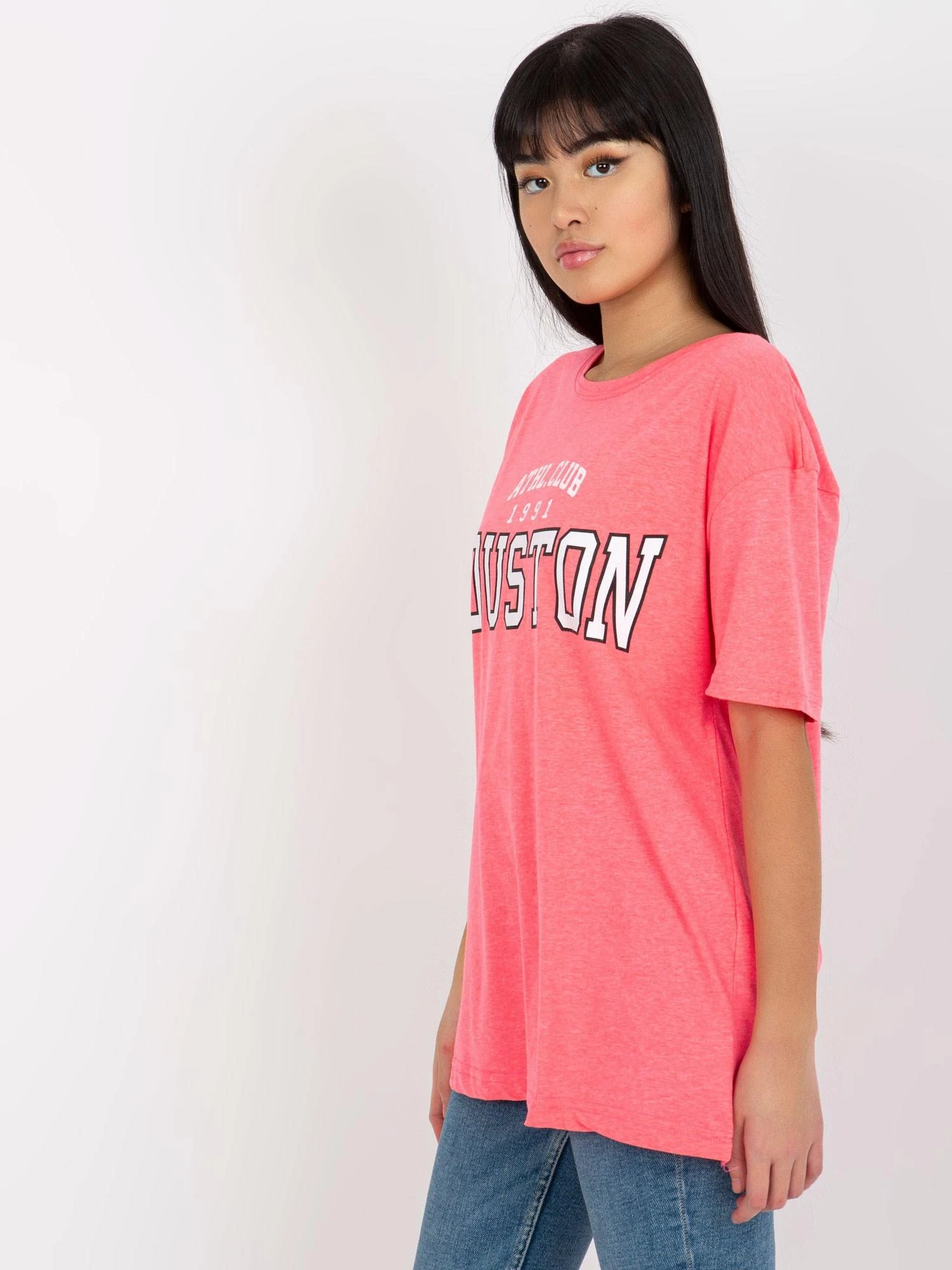 Ex Moda Marškinėliai-EM-TS-527-1.26X-fluo rožiniai