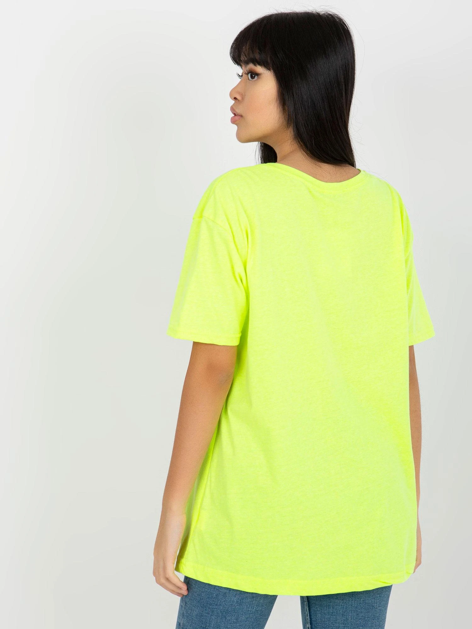 Ex Moda Marškinėliai-EM-TS-527-1.26X-fluo geltoni
