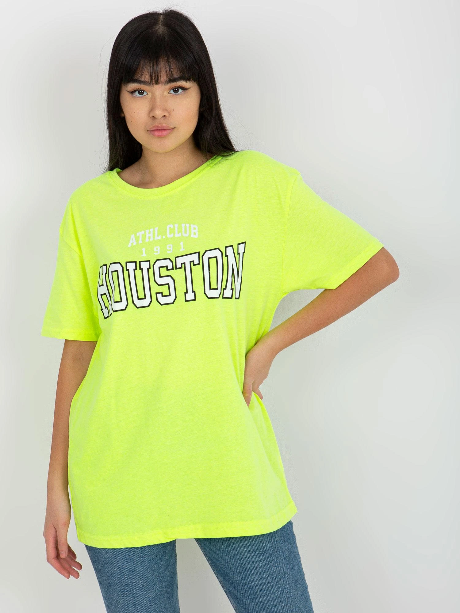Ex Moda Marškinėliai-EM-TS-527-1.26X-fluo geltoni