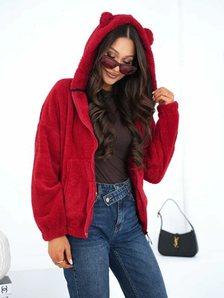Factory Price Bluza-CS-BL-BT1030.00P-ciemny raudona