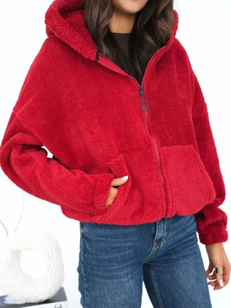 Factory Price Bluza-CS-BL-BT1030.00P-ciemny raudona