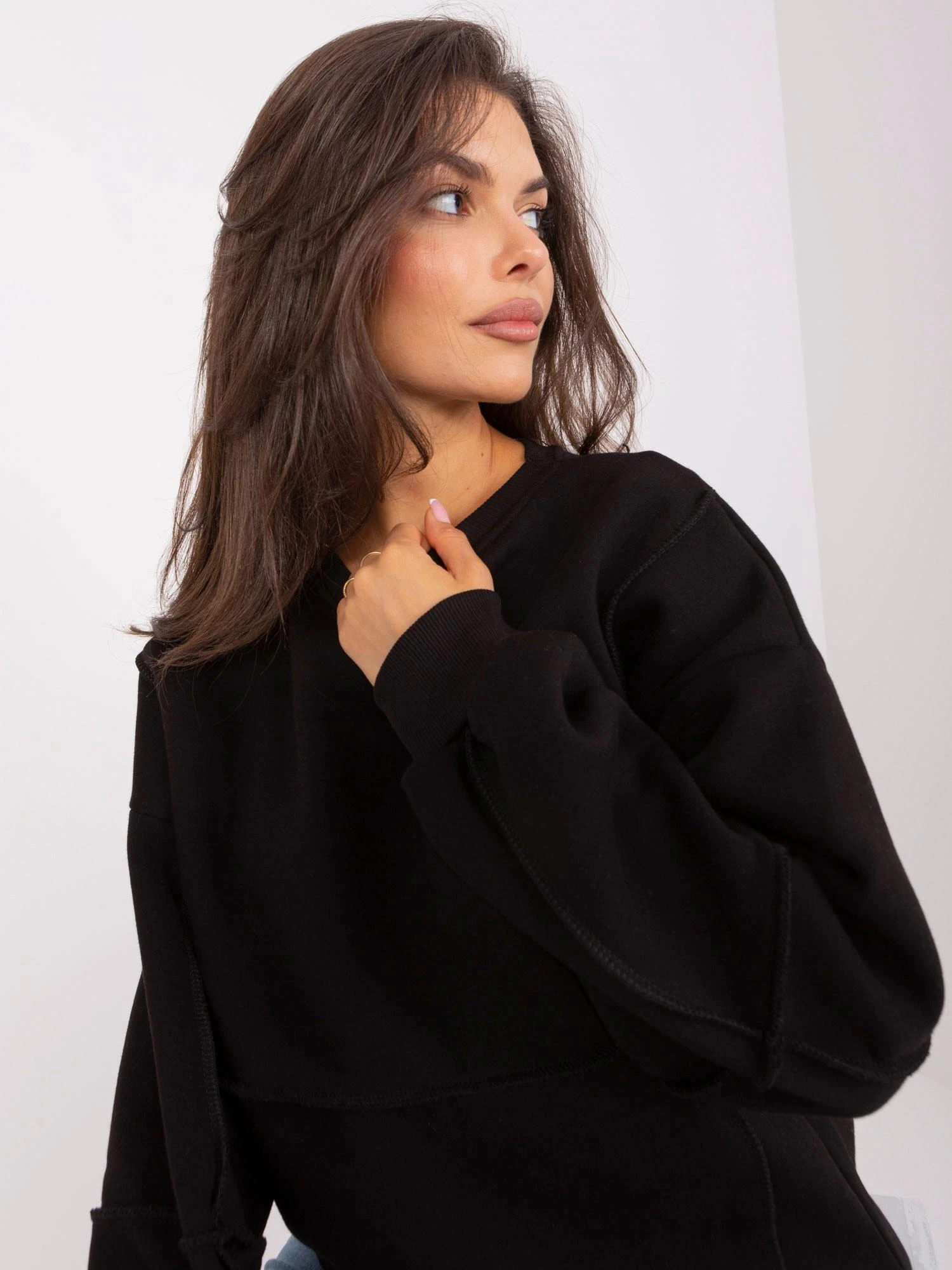 Lily Rose Megztinis-EM-BL-763.00P-juodas