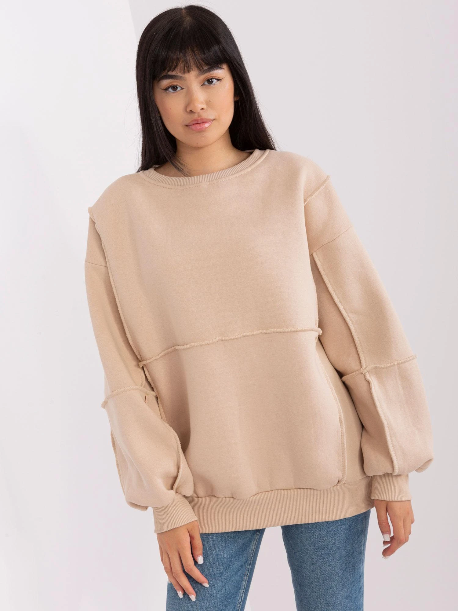 Lily Rose Megztinis-EM-BL-763.00P-smėlio spalvos