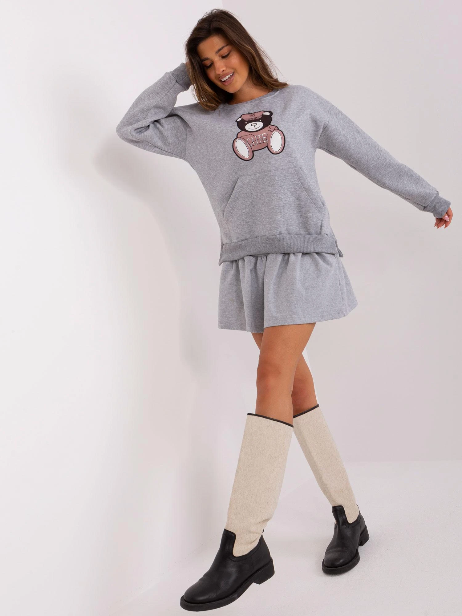 Lily Rose Megztinis-EM-BL-HS-21-538.31P-pilka
