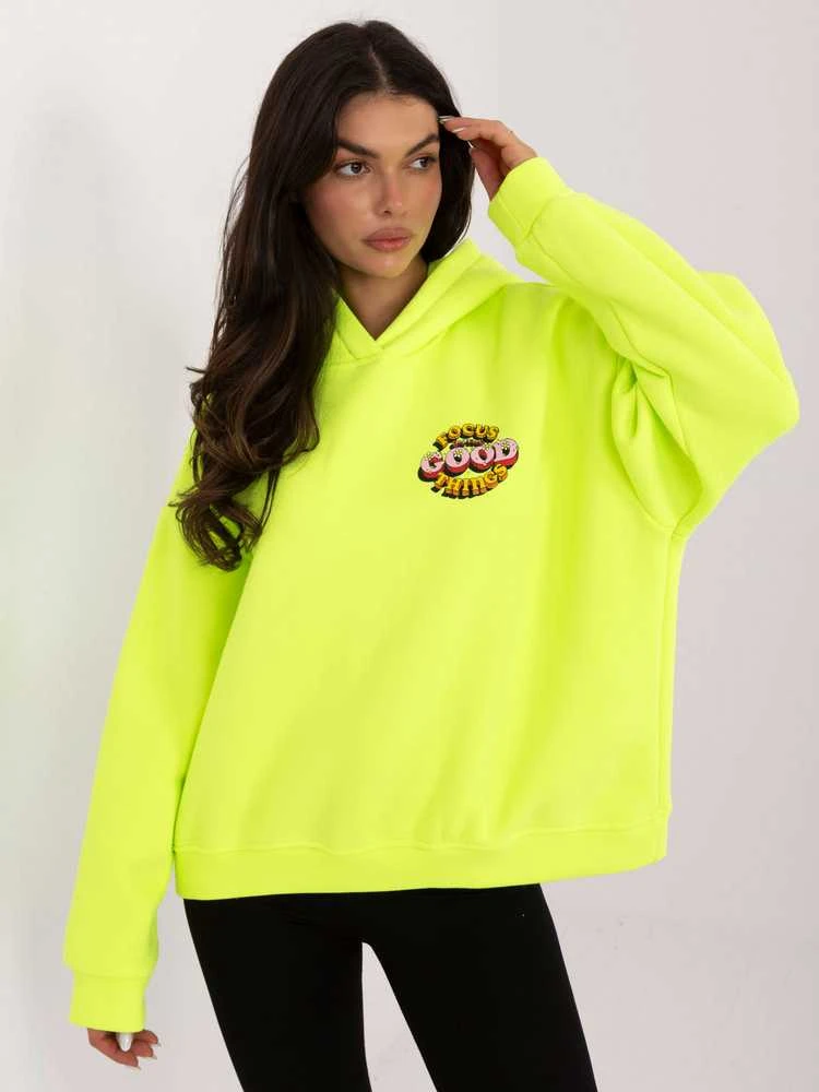 Factory Price Džempreris moterim-MJ-BL-H2503.70-fluo geltona