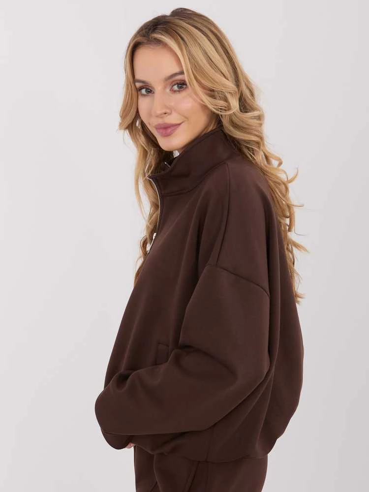 Factory Price Bluza-SM-BL-A1562.33-ciemny ruda