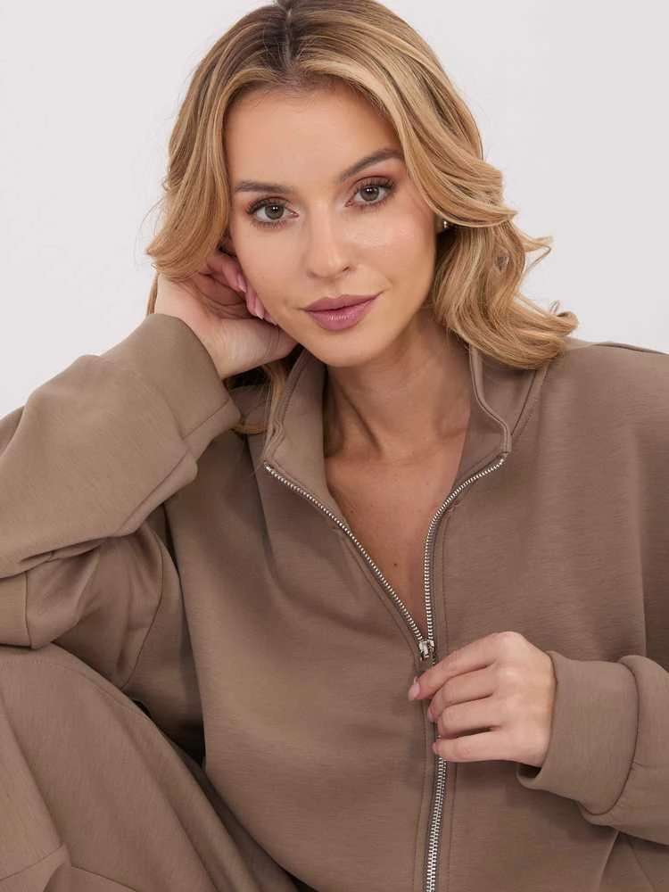 Factory Price Bluza-SM-BL-A1562.33-ciemny bezowy