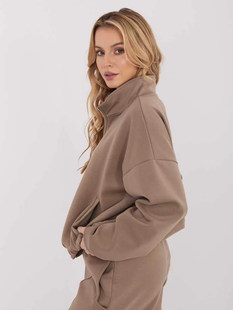 Factory Price Bluza-SM-BL-A1562.33-ciemny bezowy