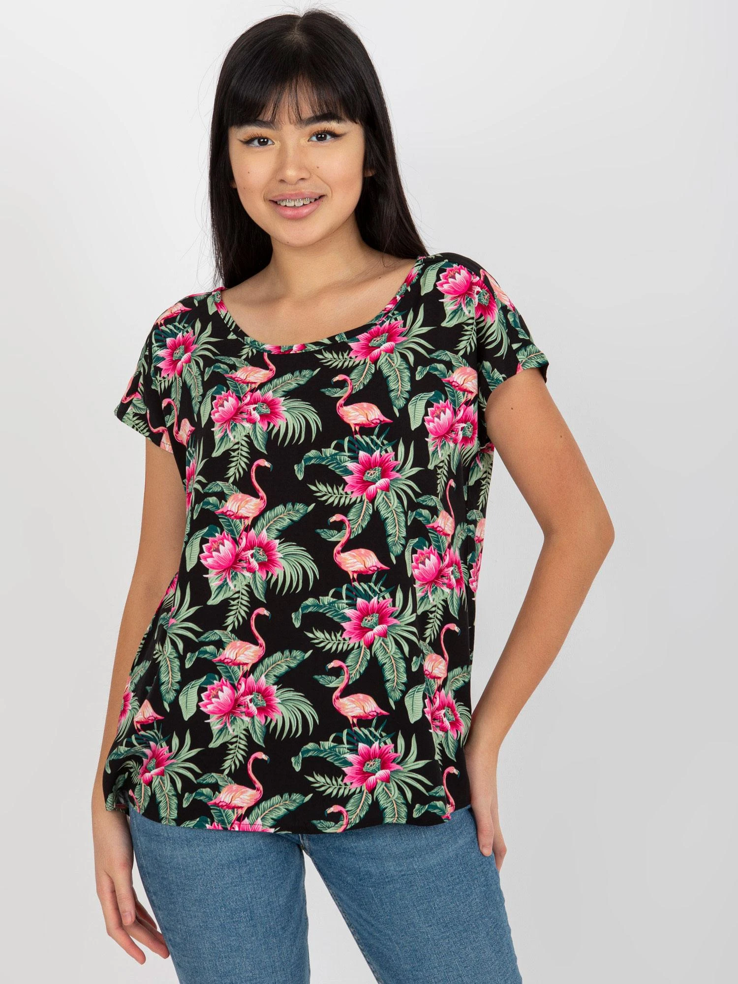 Sublevel Palaidinė-D73771R10978P-juoda-žalia