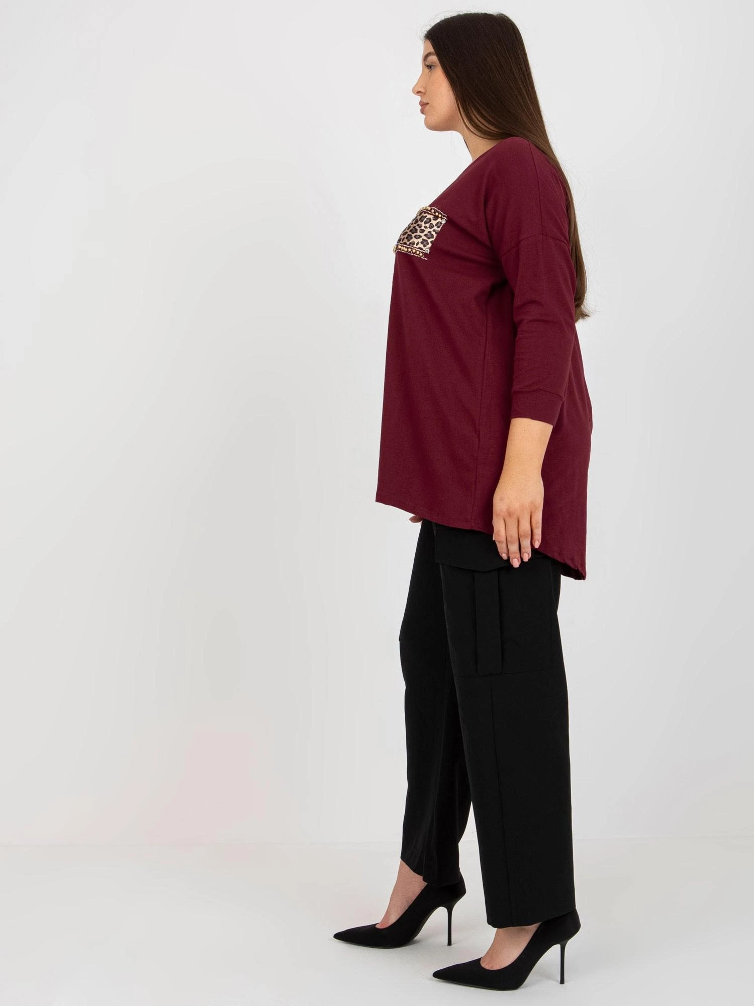 Viton Palaidinė-VI-BZ-2901.49P-tamsiai violetinė