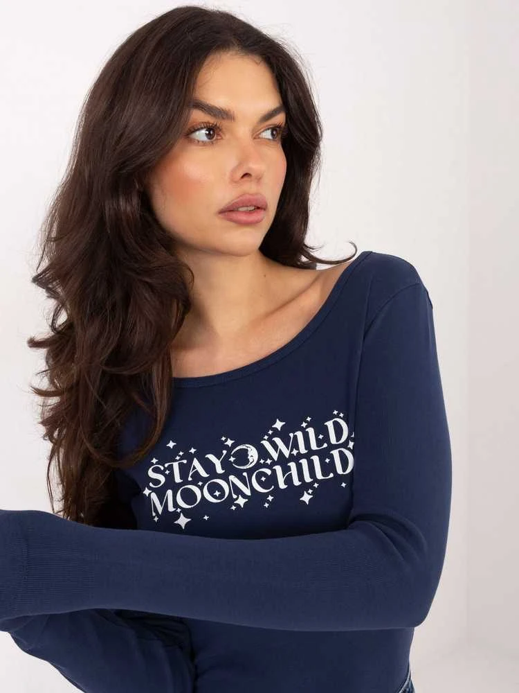 Factory Price Bluzka-WT-BZ-A1143.46-tamsiai mėlyna
