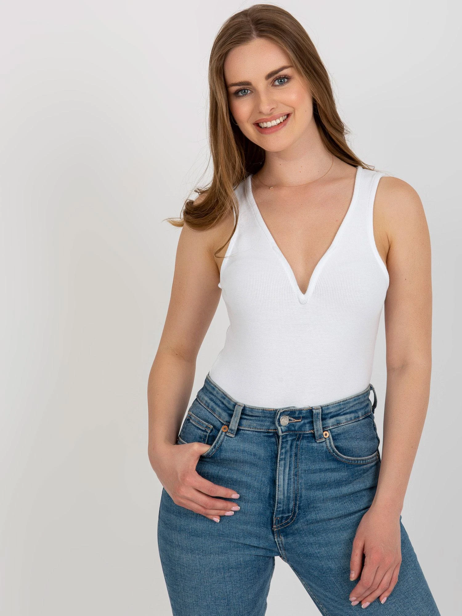Jean Louis Francoise Triko palaidinė moterims NM-BO-L55093.29-baltas