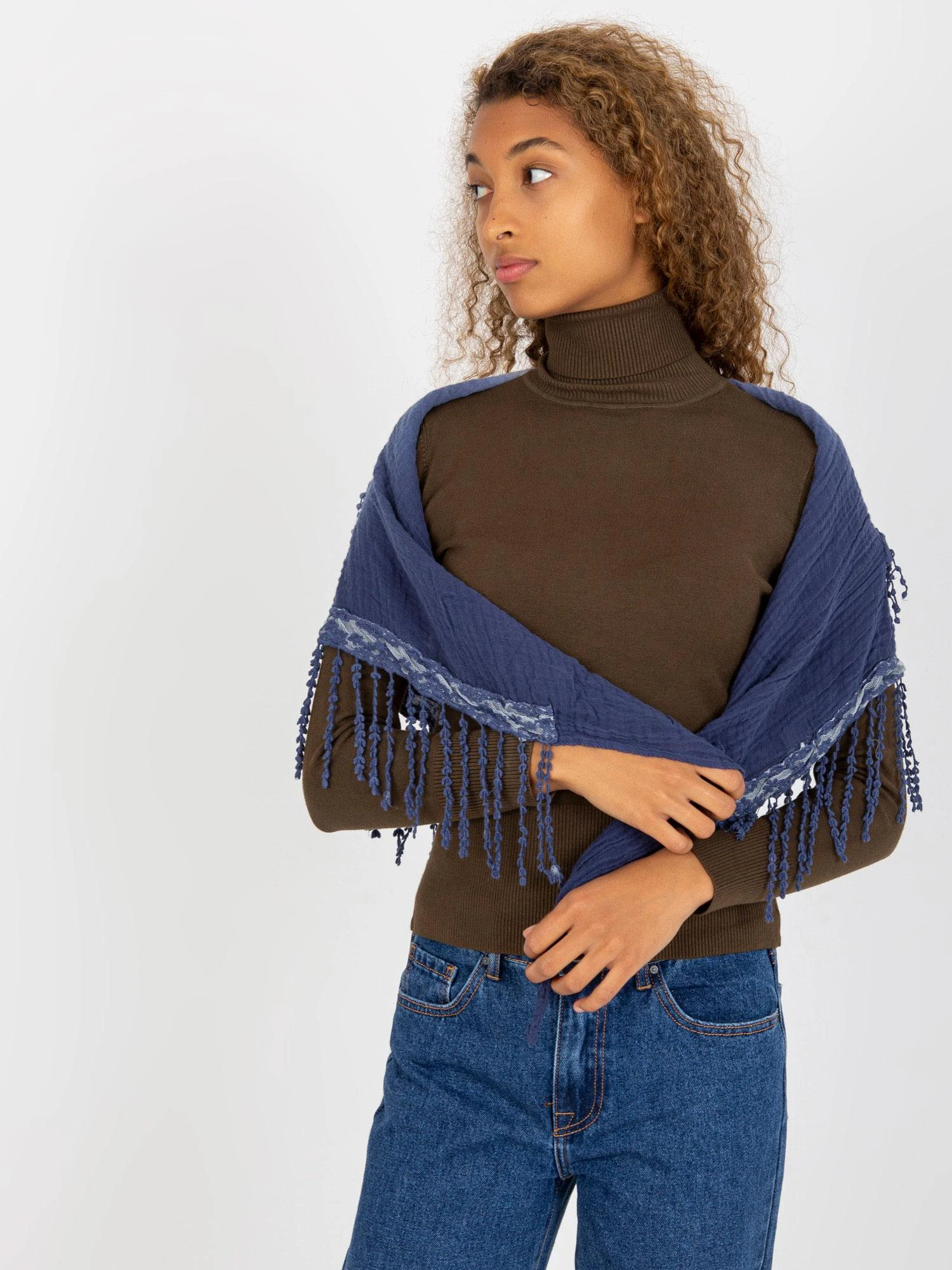 Factory Price Bandana-AT-CH-0411.68P-tamsiai mėlyna