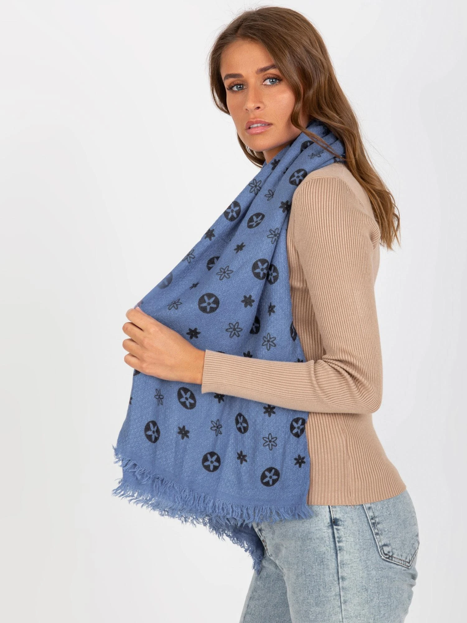 Factory Price Bandana-AT-CH-23503-1,89-tamsiai mėlyna