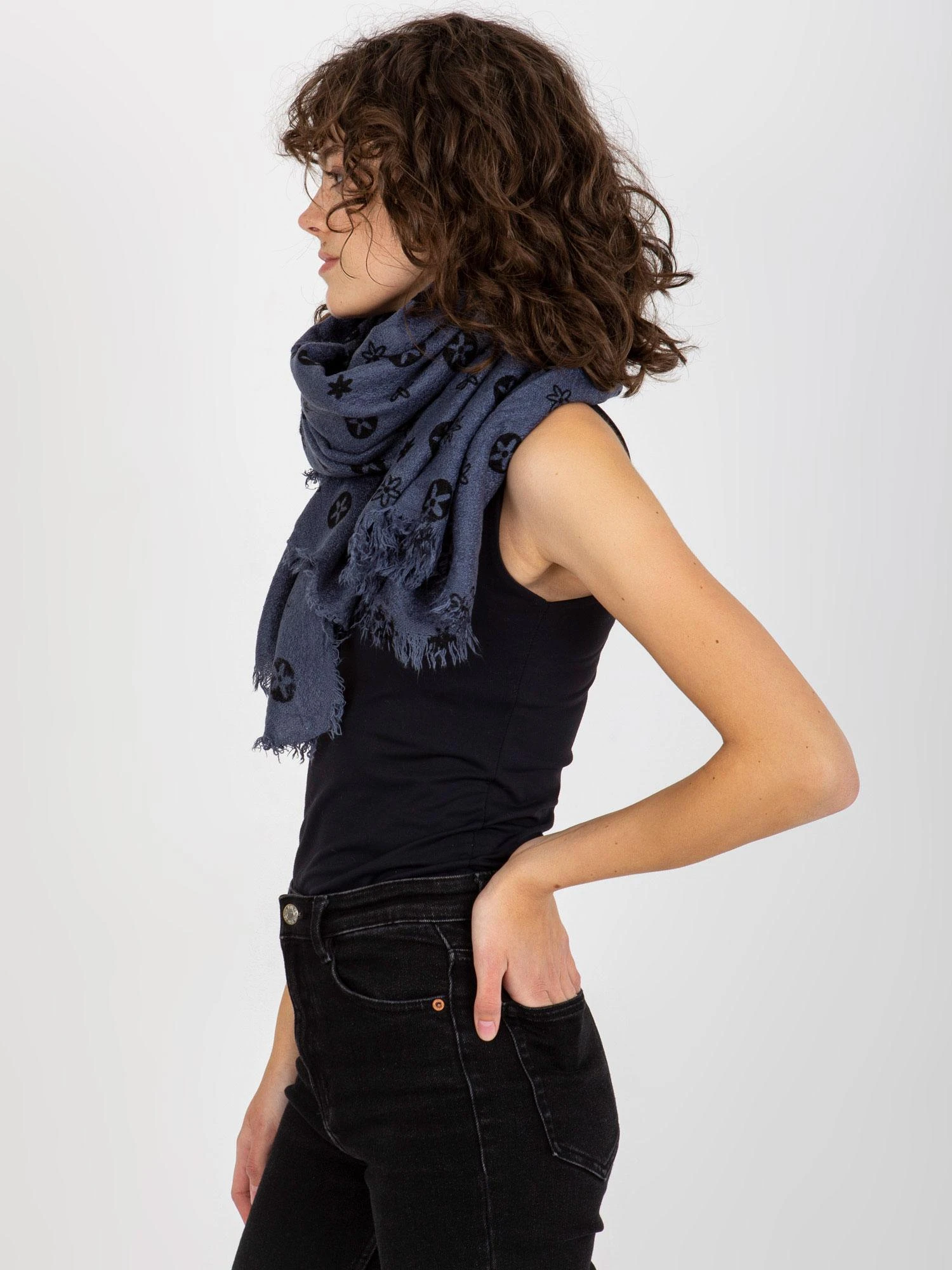Factory Price Bandana-AT-CH-23503-1,89 tamsiai mėlyna