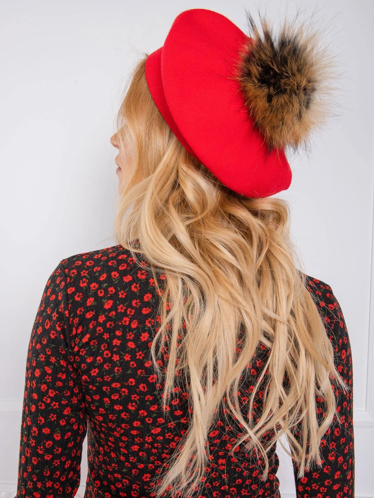 Wool Fashion Italia Cap-AT-CZ-1713501-1.30P-raudona