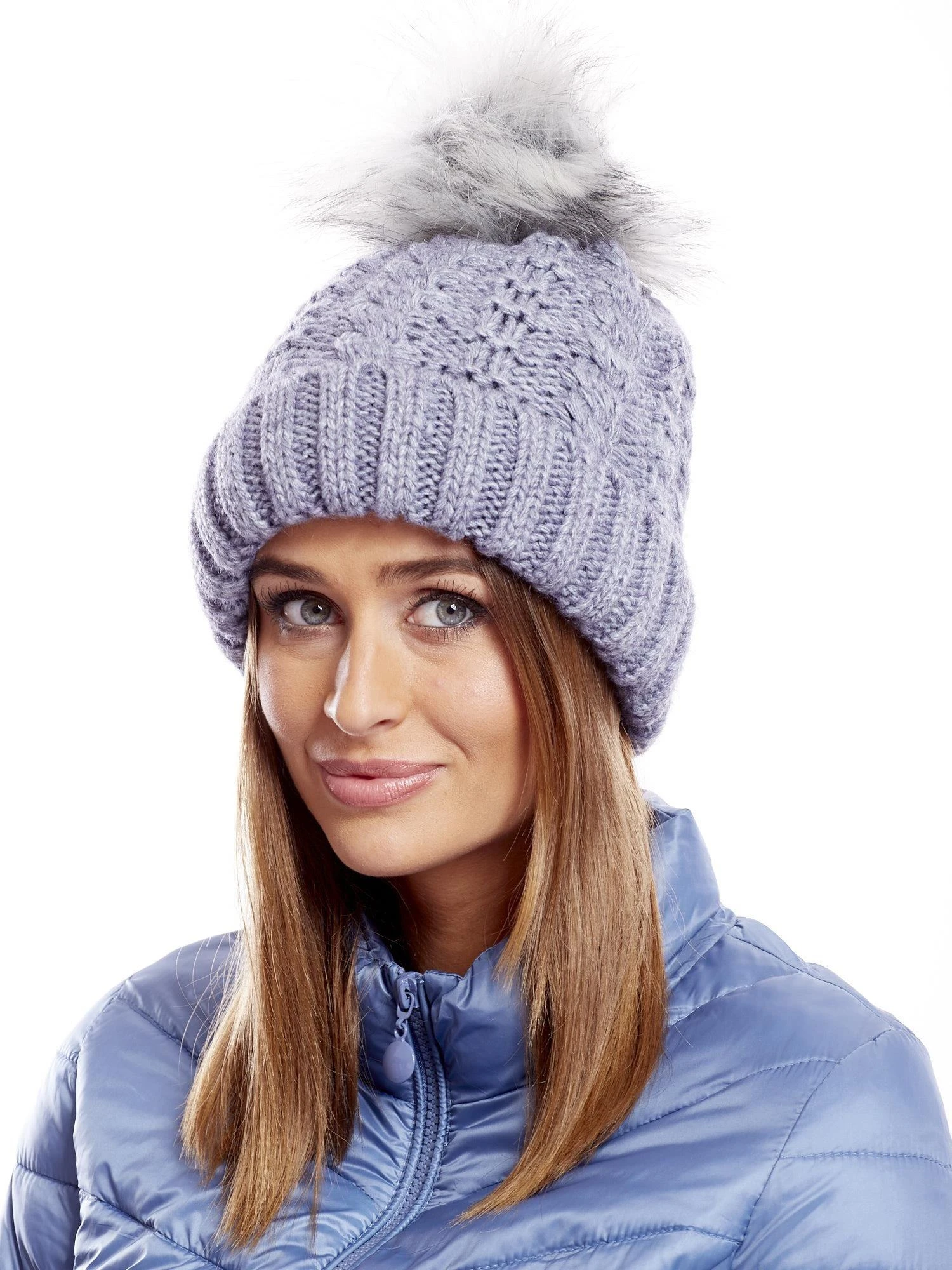 Wool Fashion Italia Cap-AT-CZ-1716501.36-šviesiai mėlyna