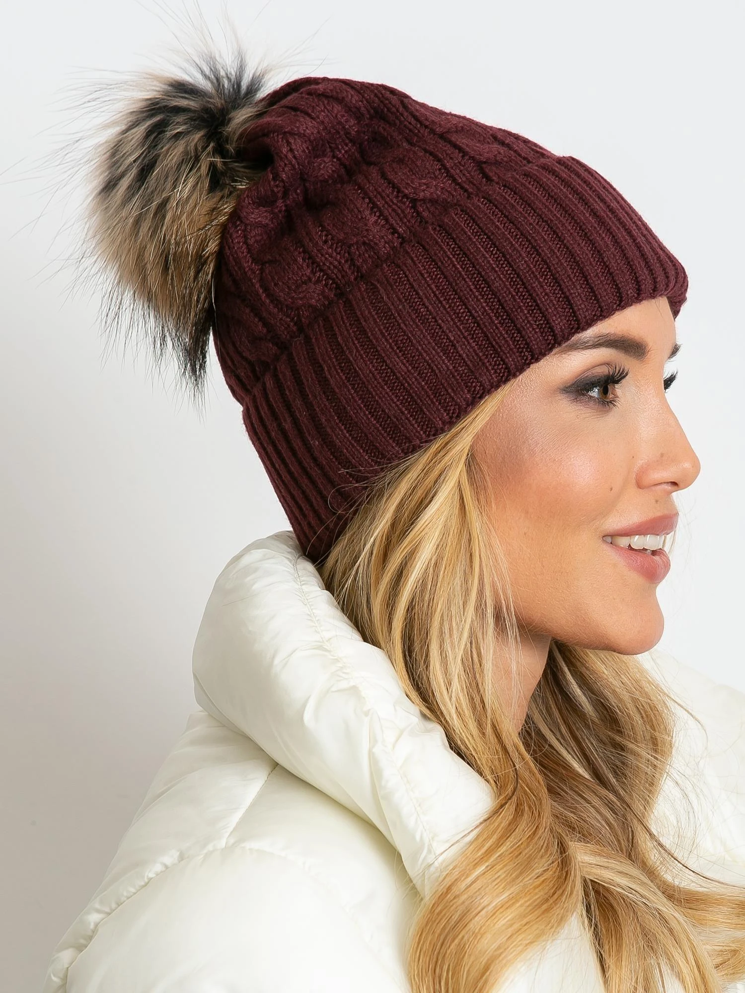 Wool Fashion Italia Cap-AT-CZ-173501.44-bordo