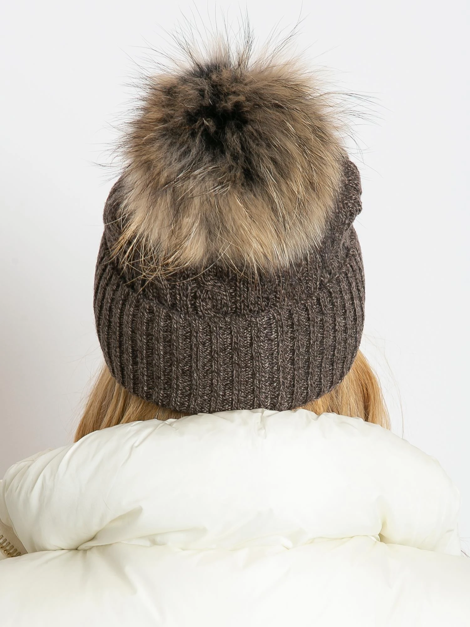 Wool Fashion Italia Cap-AT-CZ-173501.44-tamsiai ruda