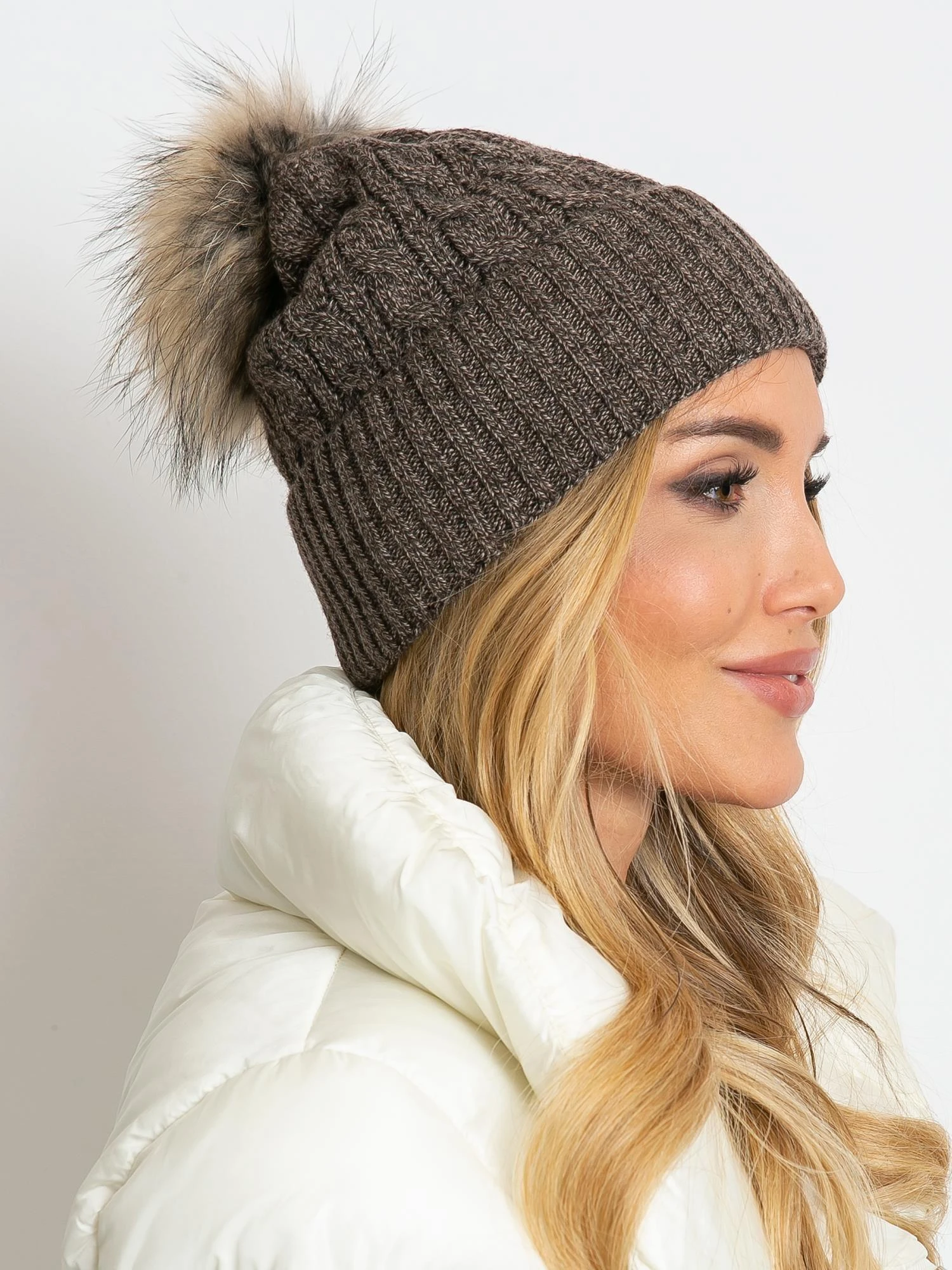Wool Fashion Italia Cap-AT-CZ-173501.44-tamsiai ruda