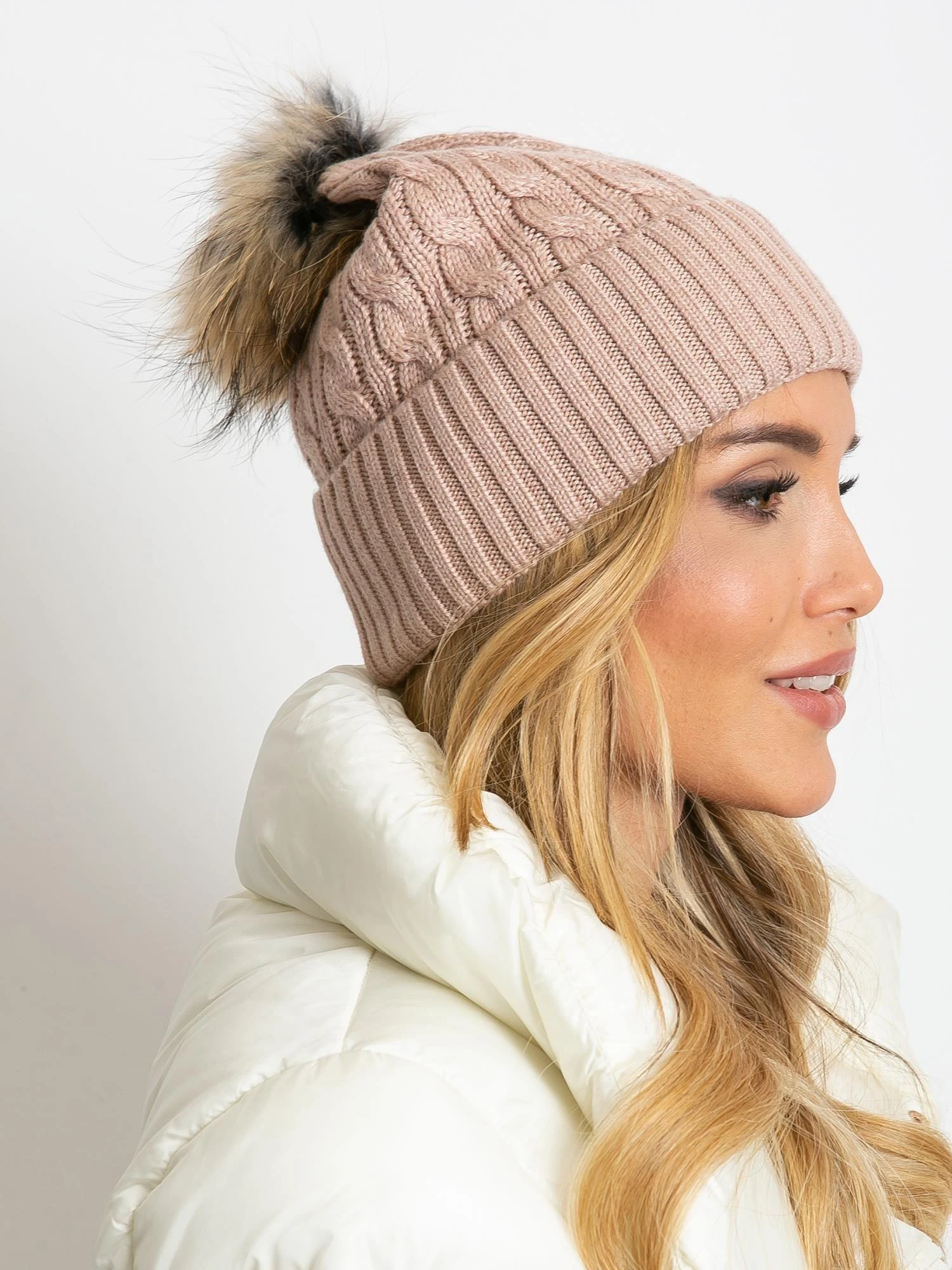 Wool Fashion Italia Cap-AT-CZ-173501.44-šviesiai rožinė