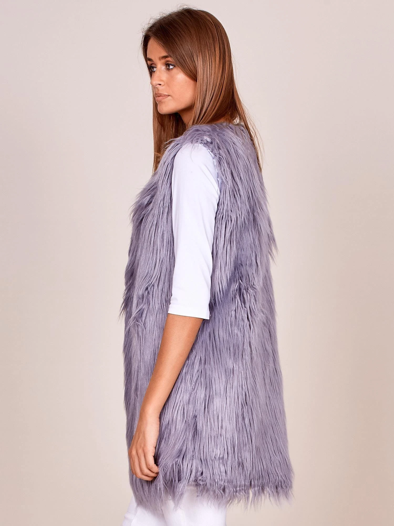 Wool Fashion Italia Liemenė-AT-KZ-173501A-1.12P-pilka