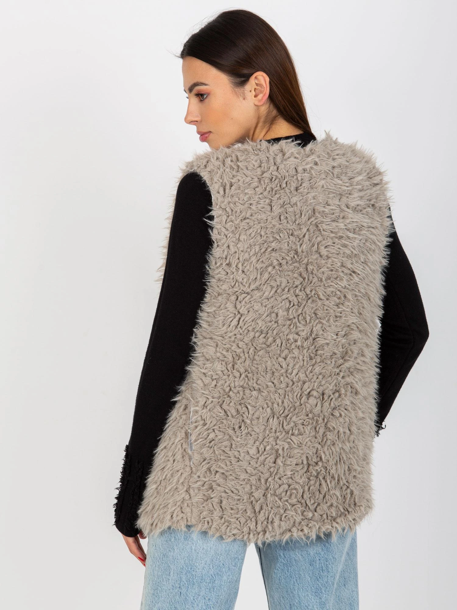 Wool Fashion Italia Liemenė-AT-KZ-21501.22P-šviesiai pilka