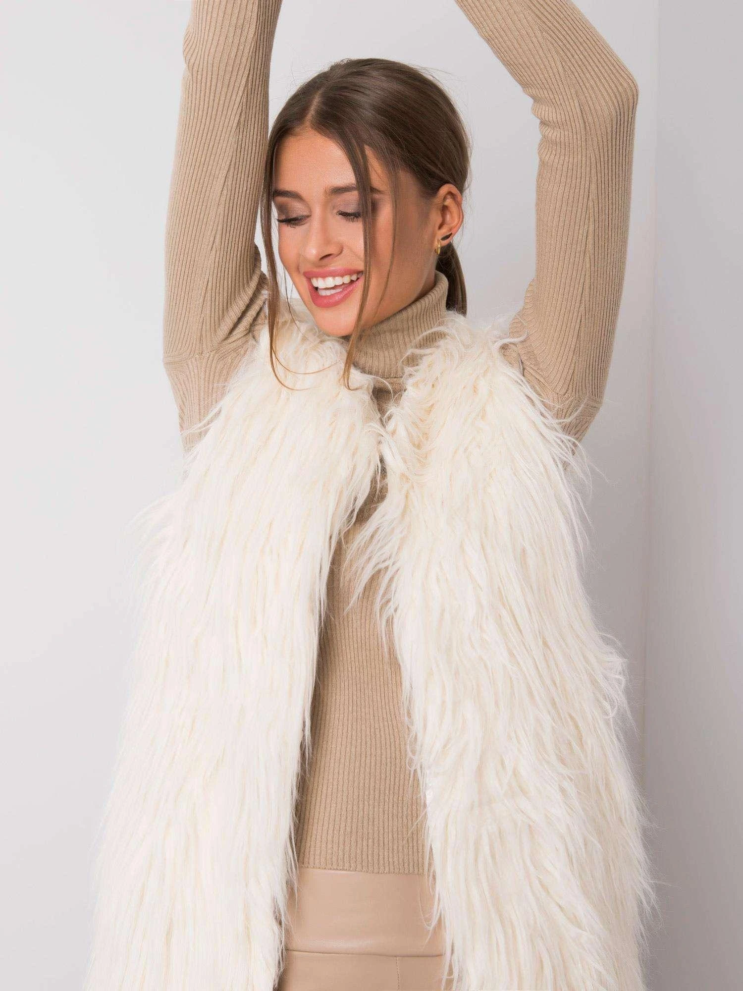 Wool Fashion Italia Liemenė-AT-KZ-3501-1.13P-ekru