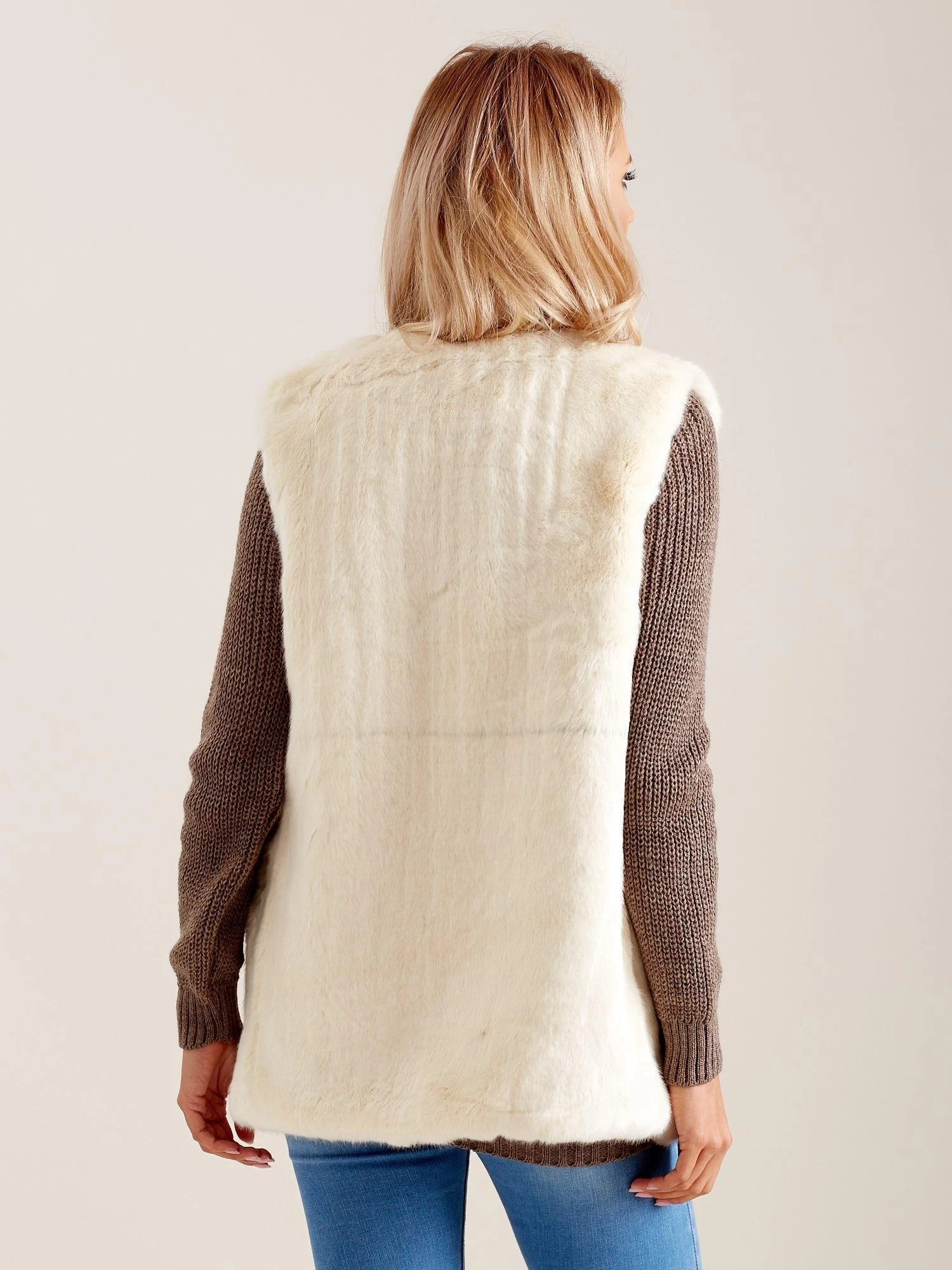 Wool Fashion Italia Liemenė-AT-KZ-4102-1.20P-ekru