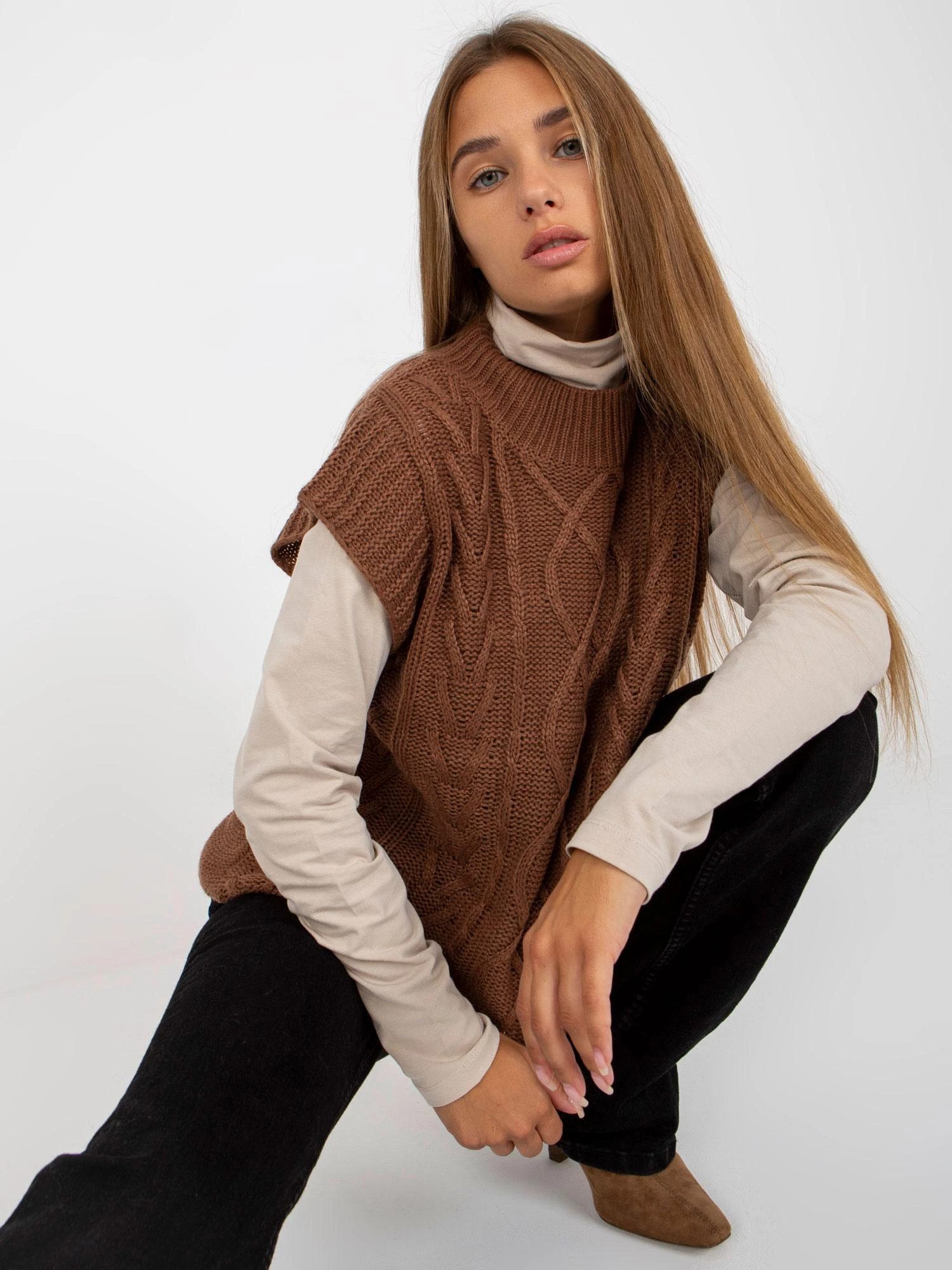 Sublevel Liemenė-D90027W90785B2-ruda