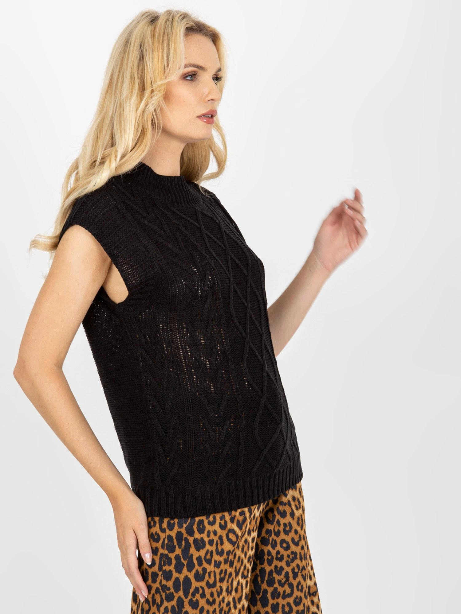 Sublevel Liemenė-D90027W90785B3-juoda