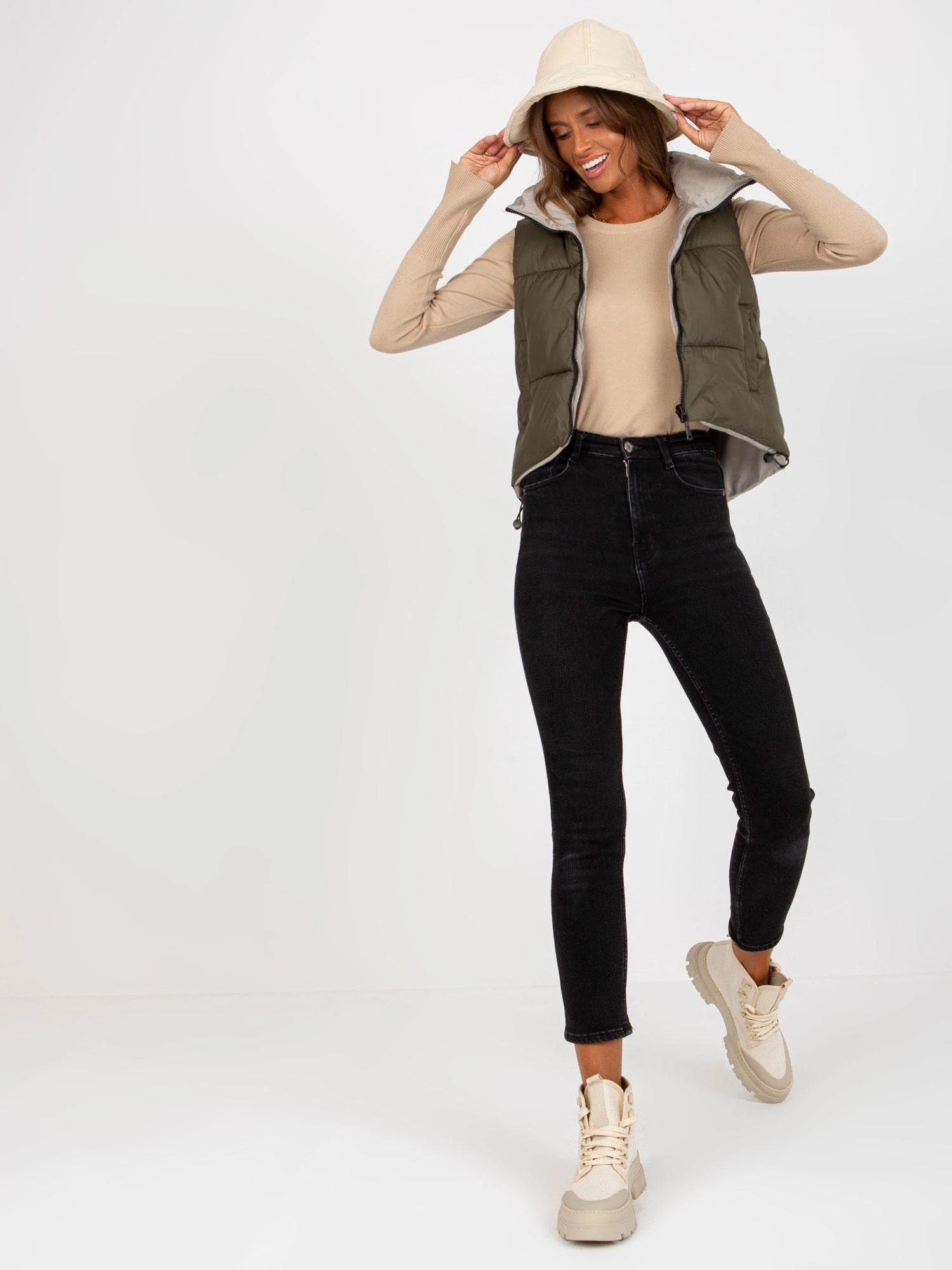 Honey Winter Liemenė-NM-KZ-D2-3836-22/-62.43P-khaki