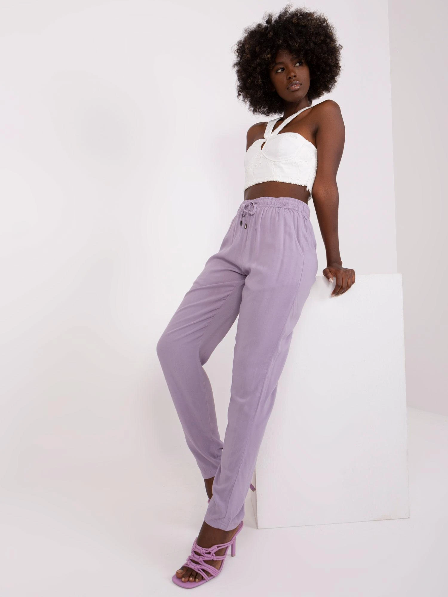 Sublevel Kelnės – D73760M61869O – Šviesiai violetinė